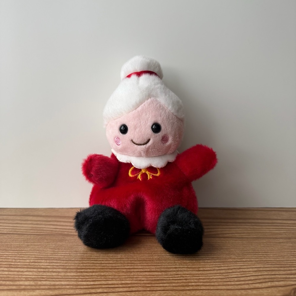 Aurora Palm Pal Mrs. Claus Holiday Christmas Plush